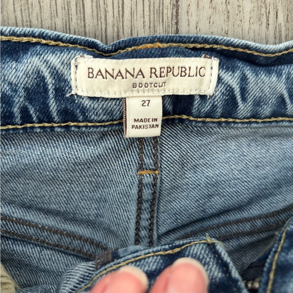 Banana Republic denim jeans bootcut light wash high rise size 27 regular. EUC. - Picture 2 of 7